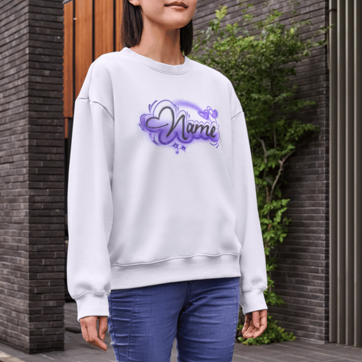 Airbrush-Hoodie/Sweater-NAME ONLY