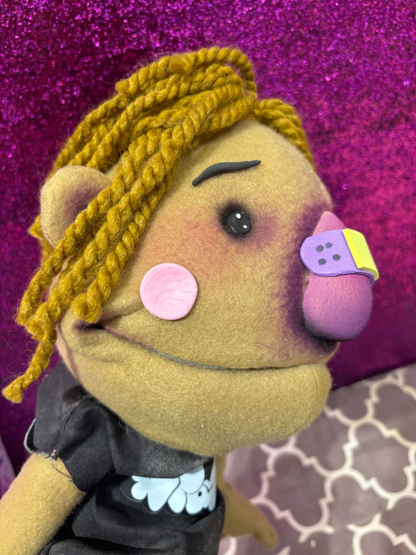 Rod Puppet-"Corey" one of a kind handmade puppet