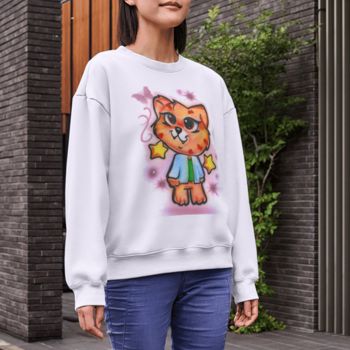 Airbrush- Hoodie/Crewneck sweaters CHARACTER ONLY