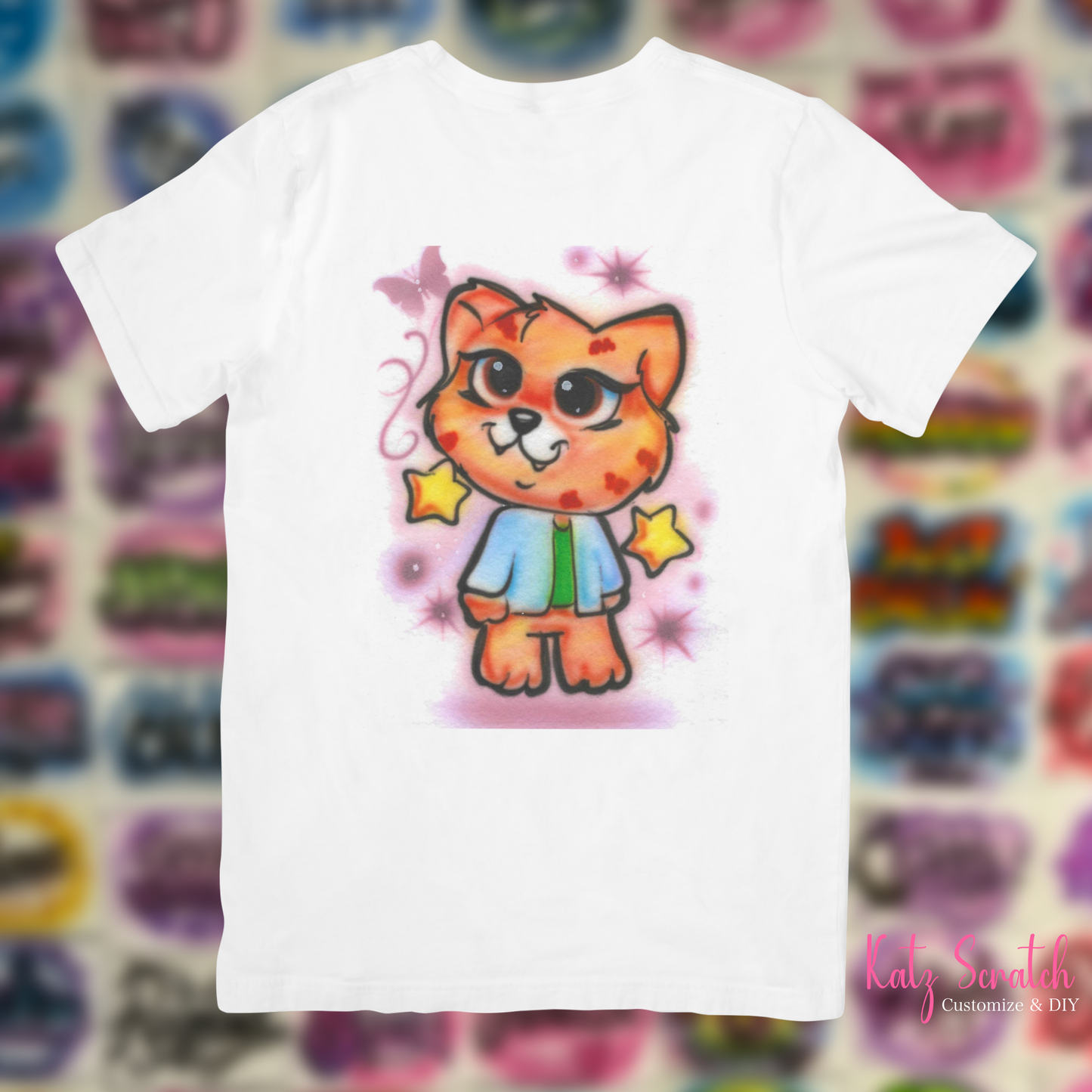 Custom Airbrush shirt- CHARACTER ONLY