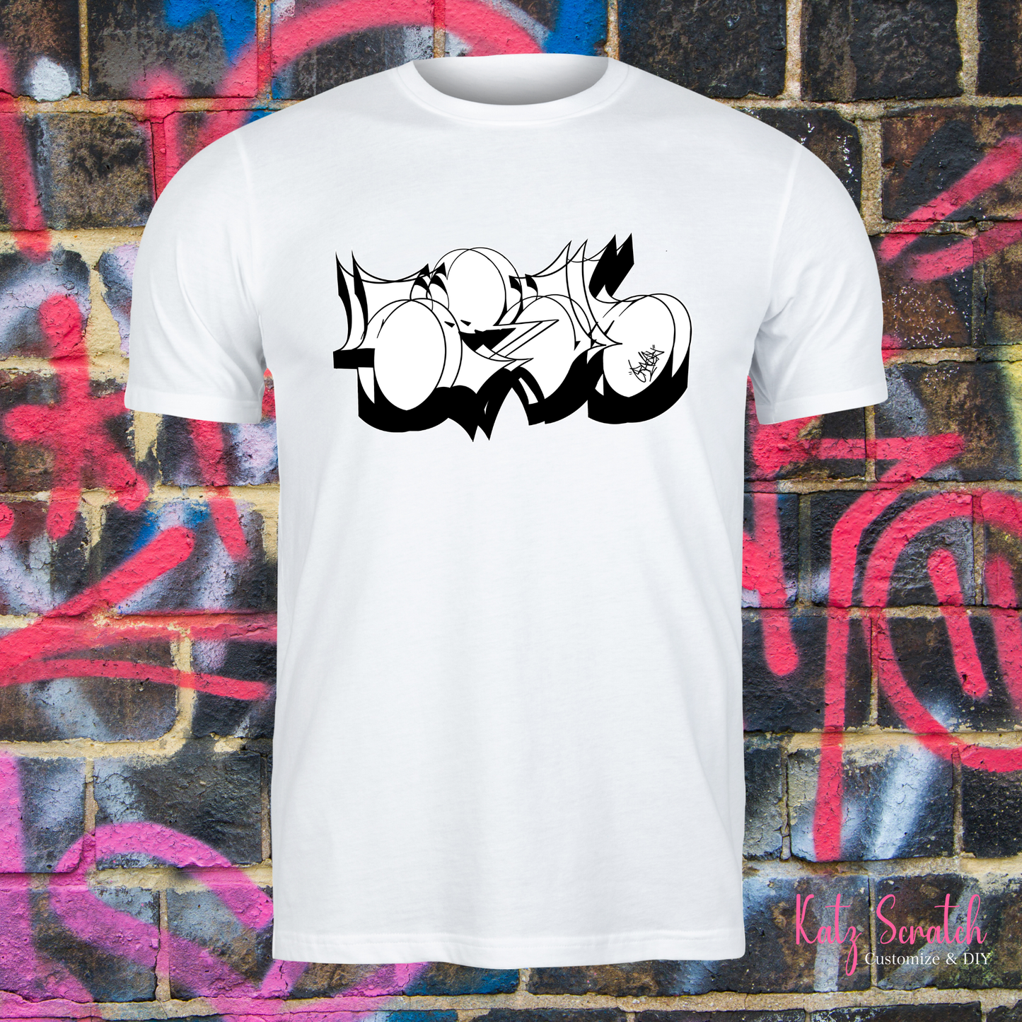 CRATER T.C- THROWIE-BLK/WHT