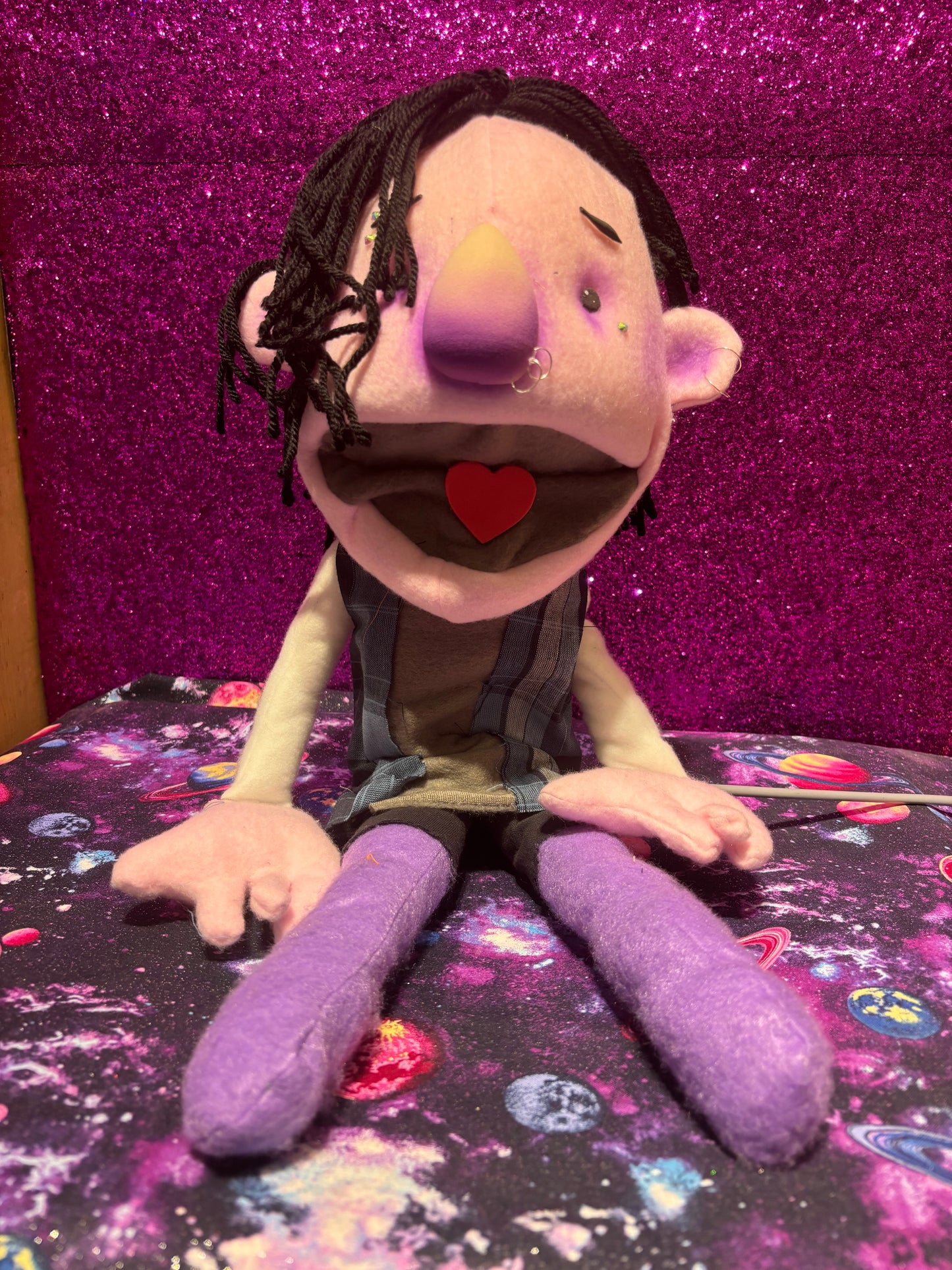 Rod Puppet-"Malachite" one of a kind professional handmade puppet