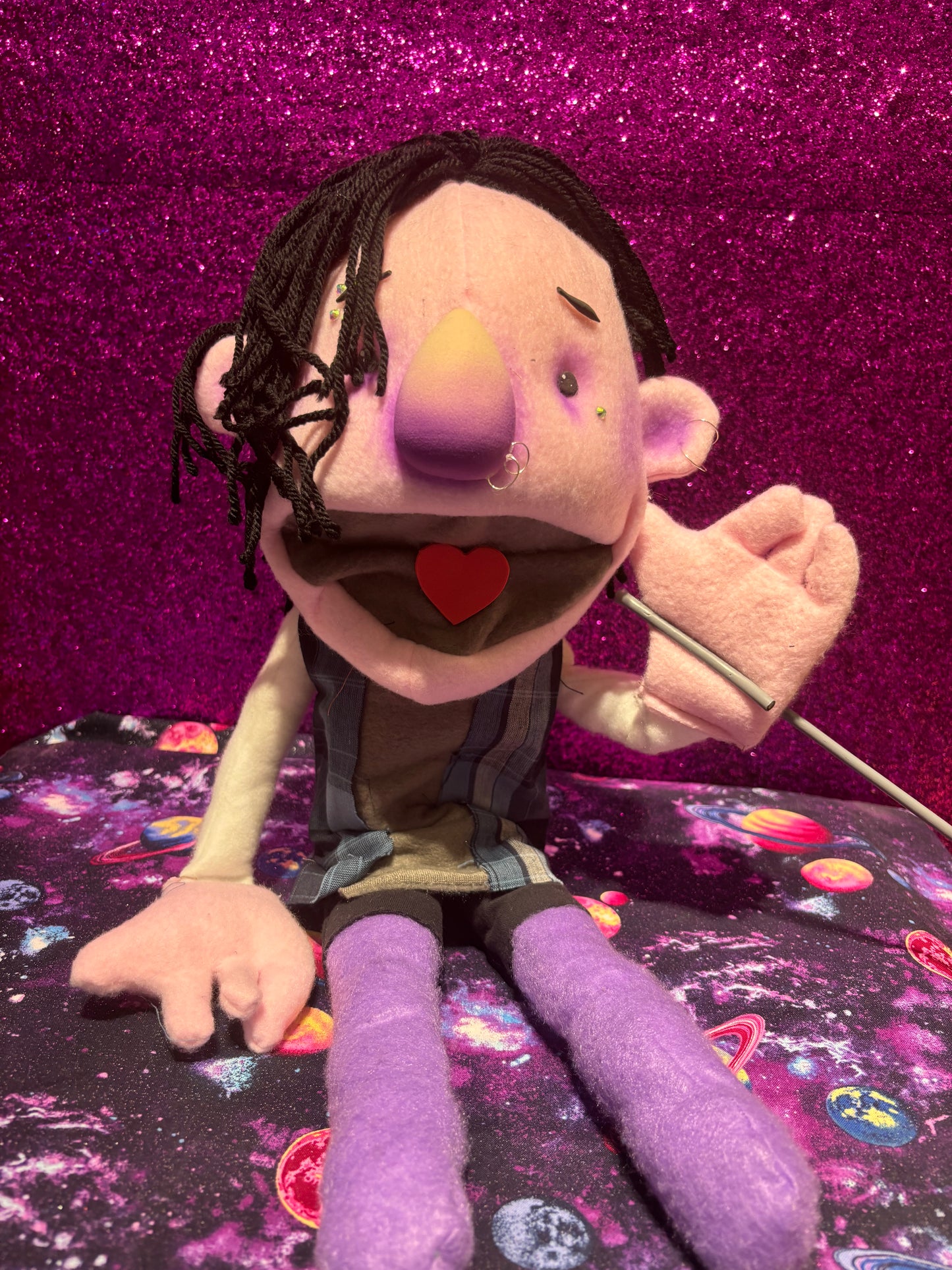 Rod Puppet-"Malachite" one of a kind professional handmade puppet