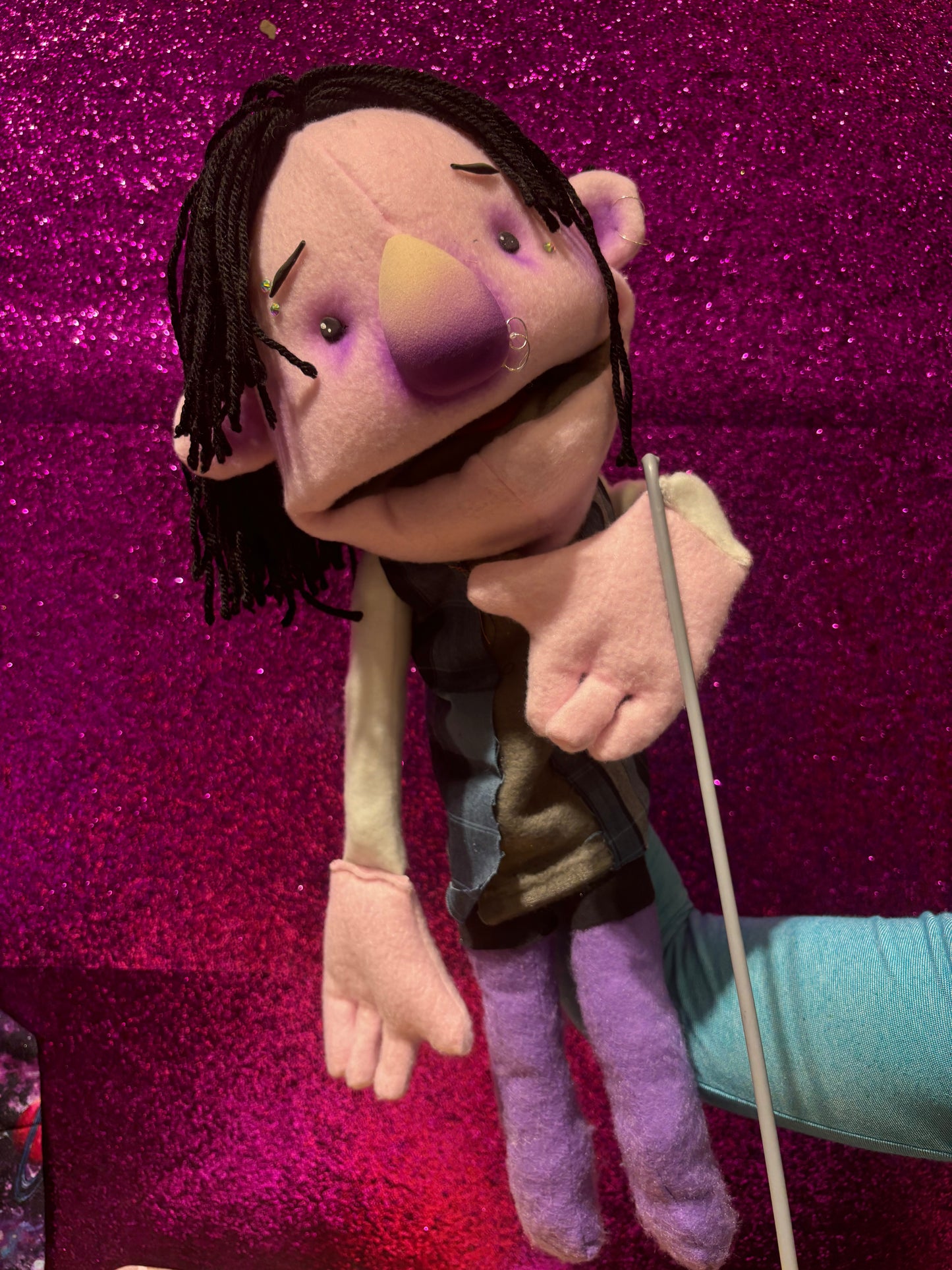 Rod Puppet-"Malachite" one of a kind professional handmade puppet