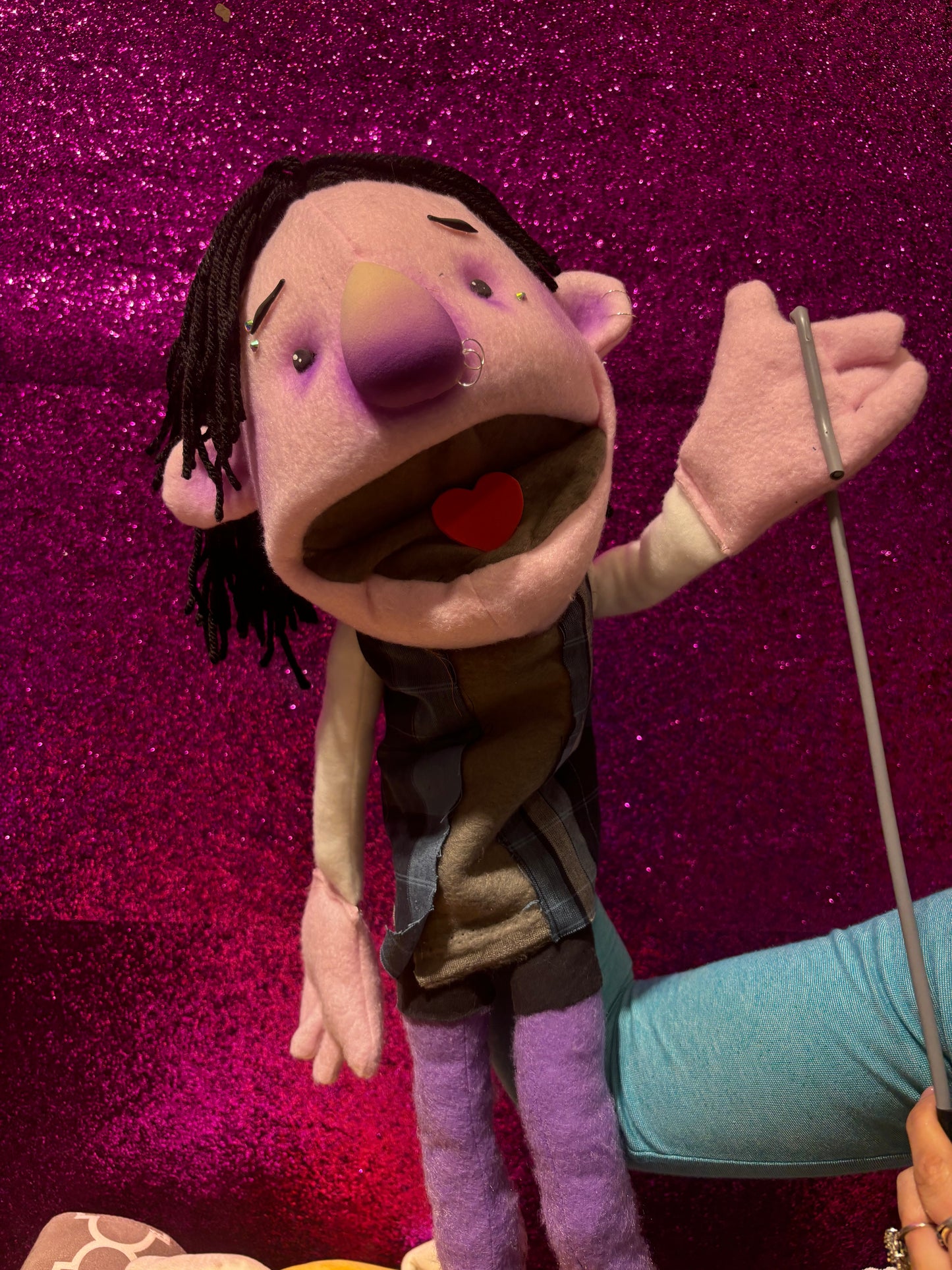 Rod Puppet-"Malachite" one of a kind professional handmade puppet