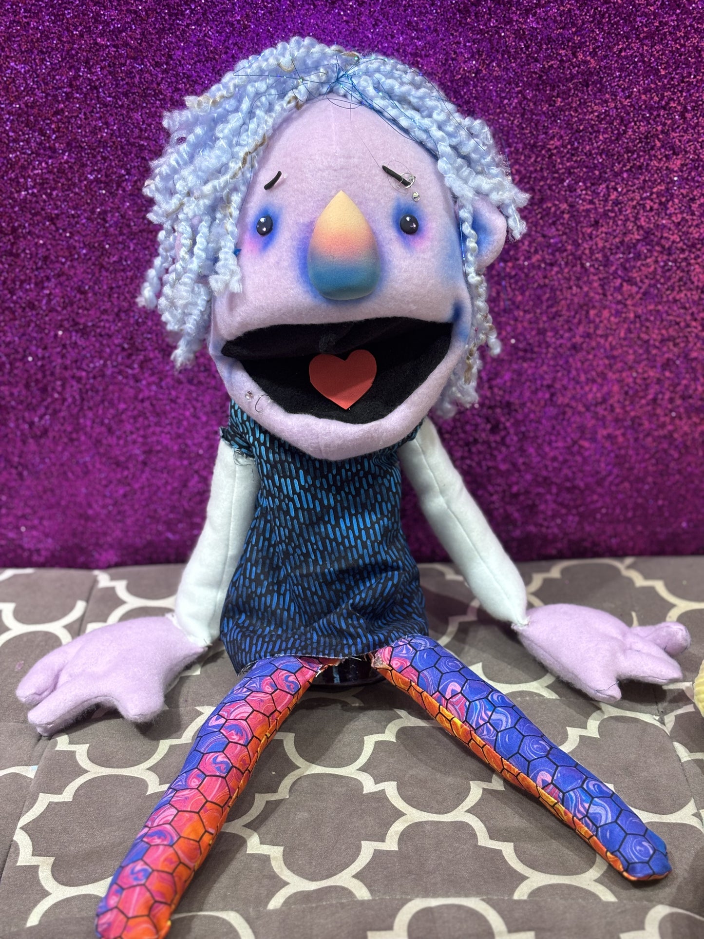 Rod Puppet-"Ethan" one of a kind handmade puppet