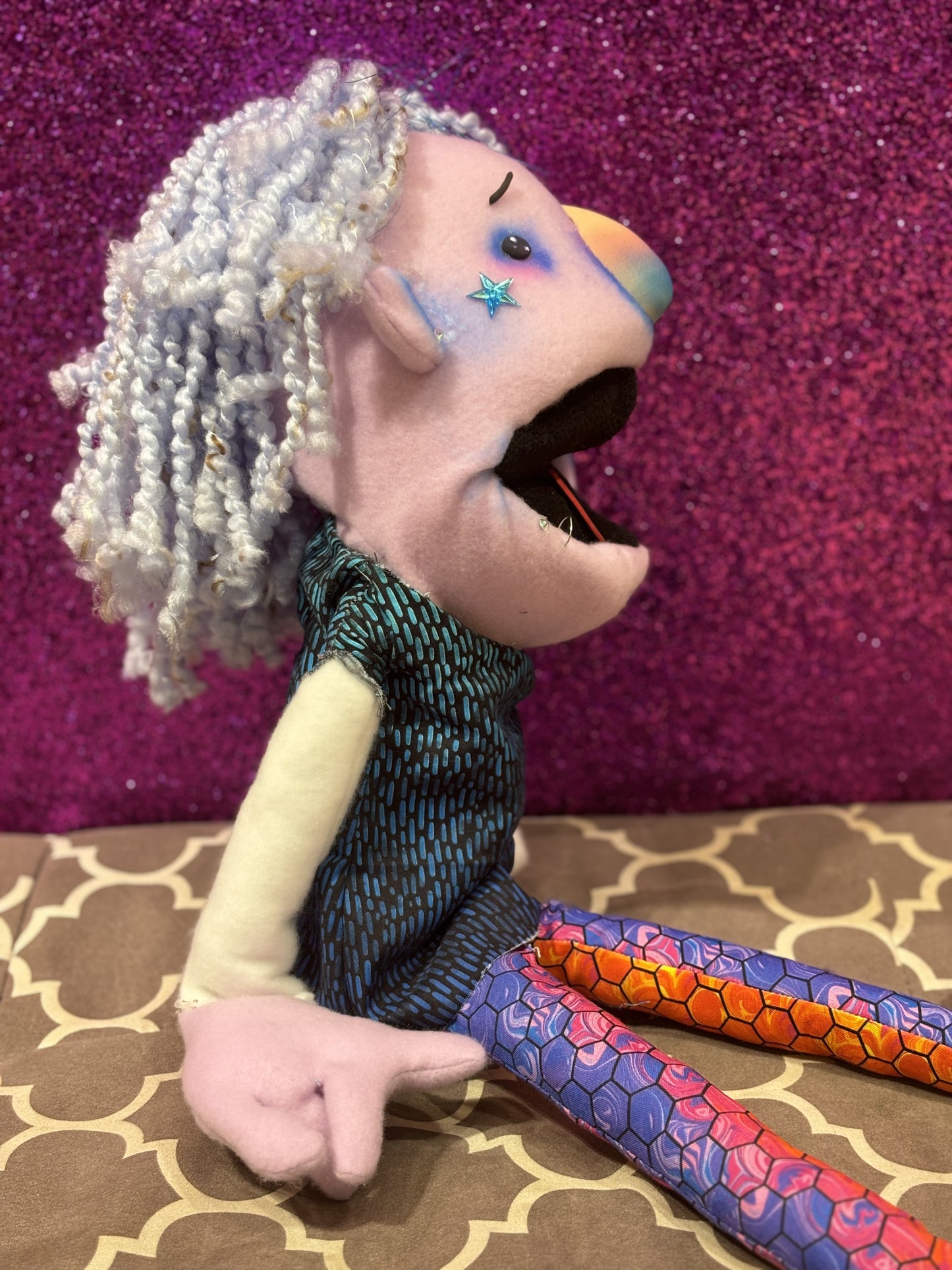 Rod Puppet-"Ethan" one of a kind handmade puppet