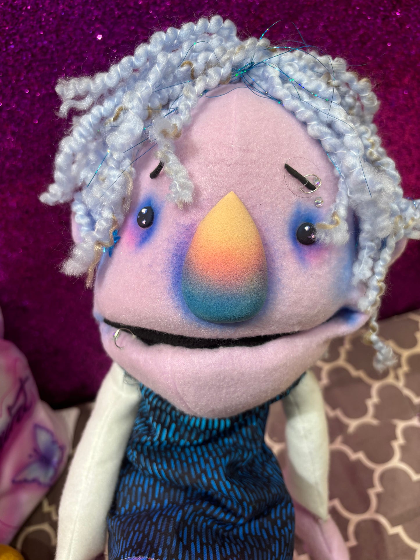 Rod Puppet-"Ethan" one of a kind handmade puppet