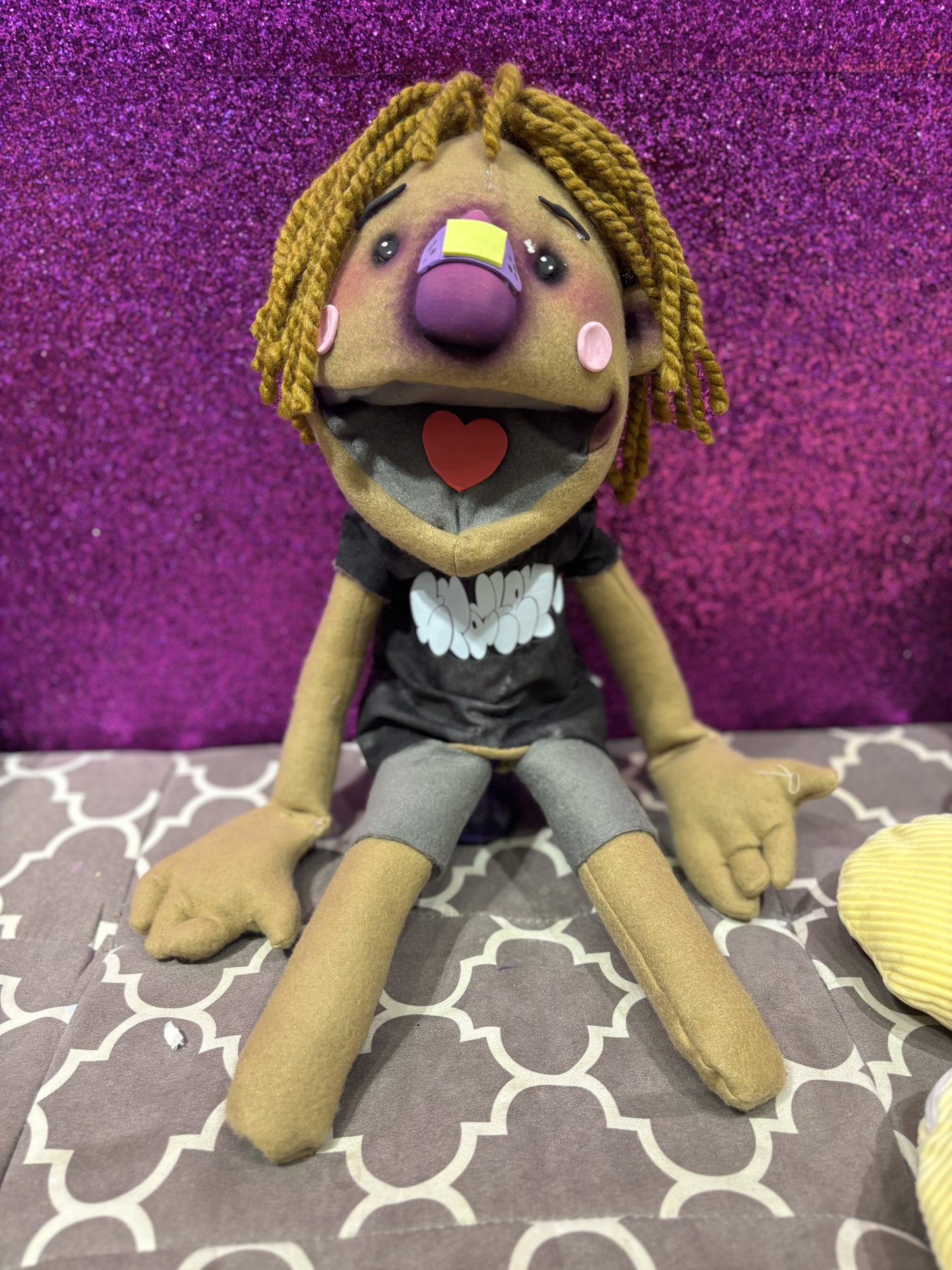 Rod Puppet-"Corey" one of a kind handmade puppet