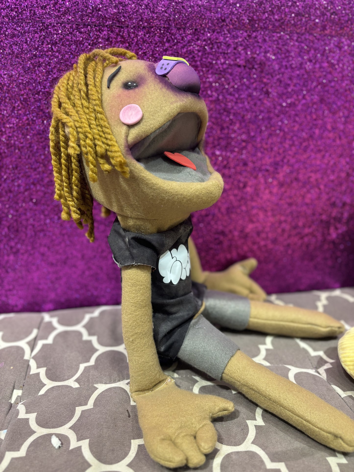 Rod Puppet-"Corey" one of a kind handmade puppet