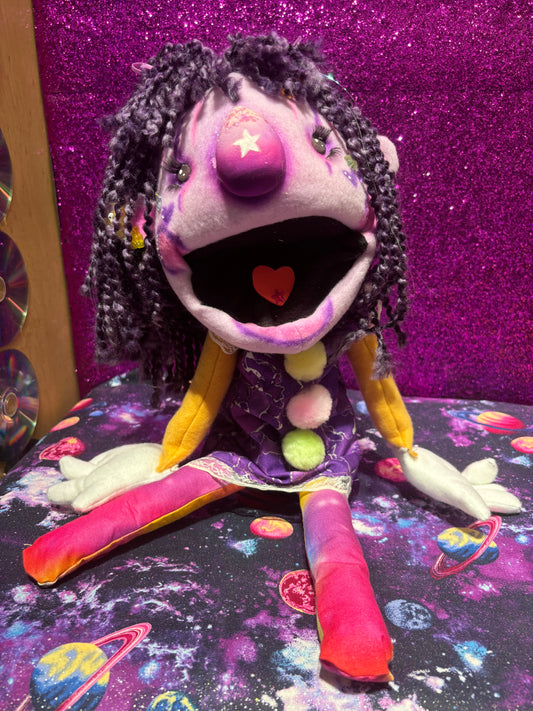 Rod Puppet-"Star" one of a kind handmade puppet