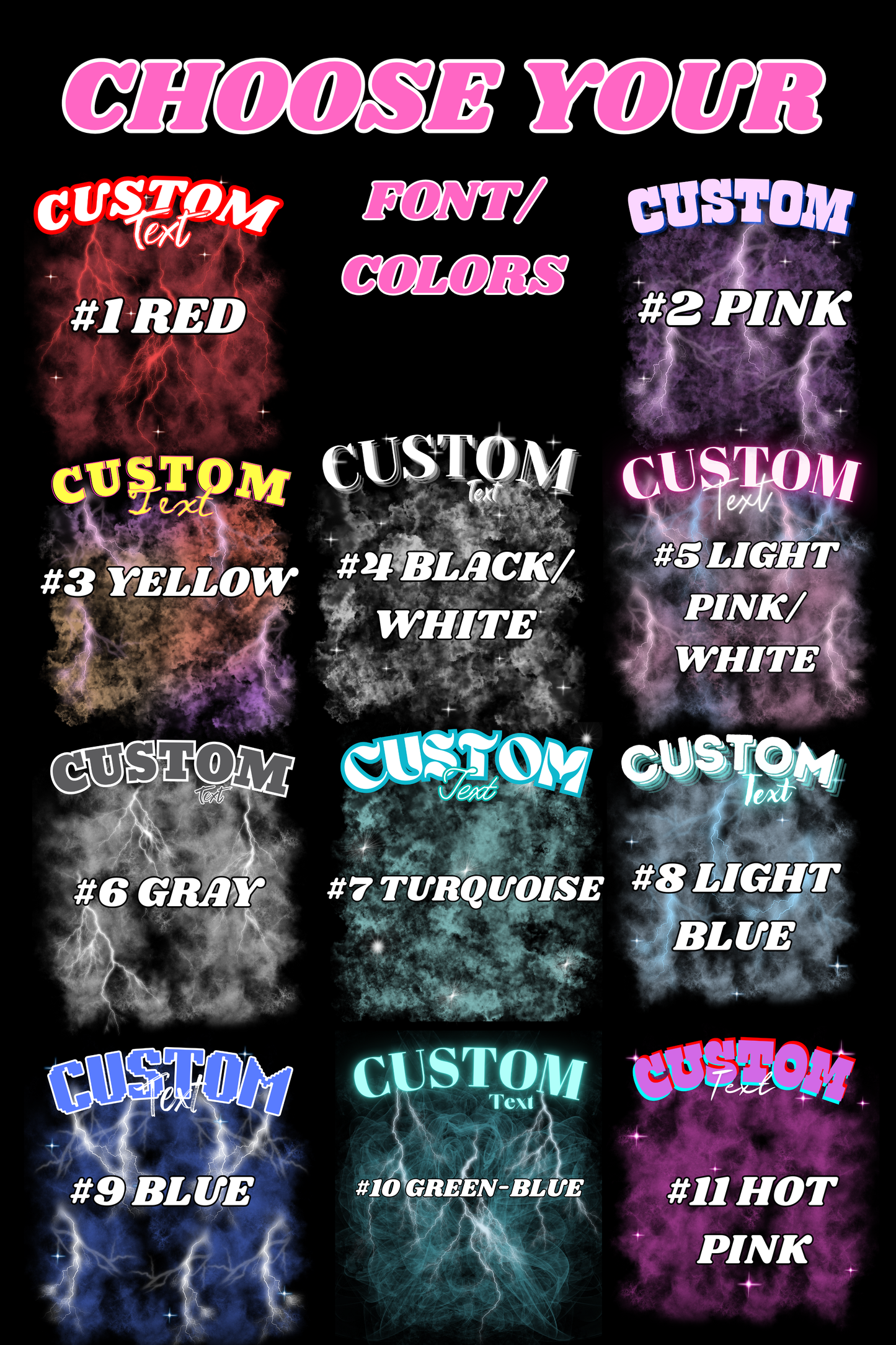 Custom Collage Tee's