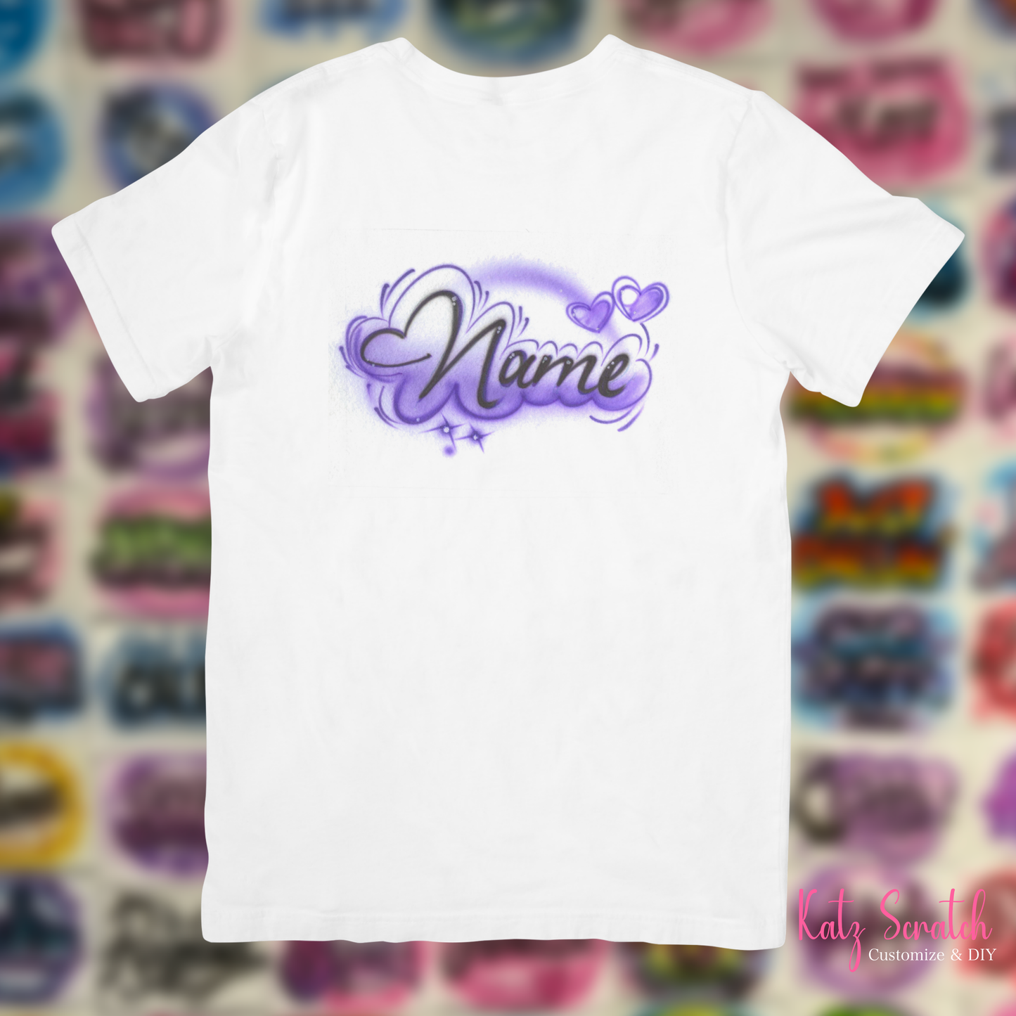 Airbrush Shirts- NAME ONLY