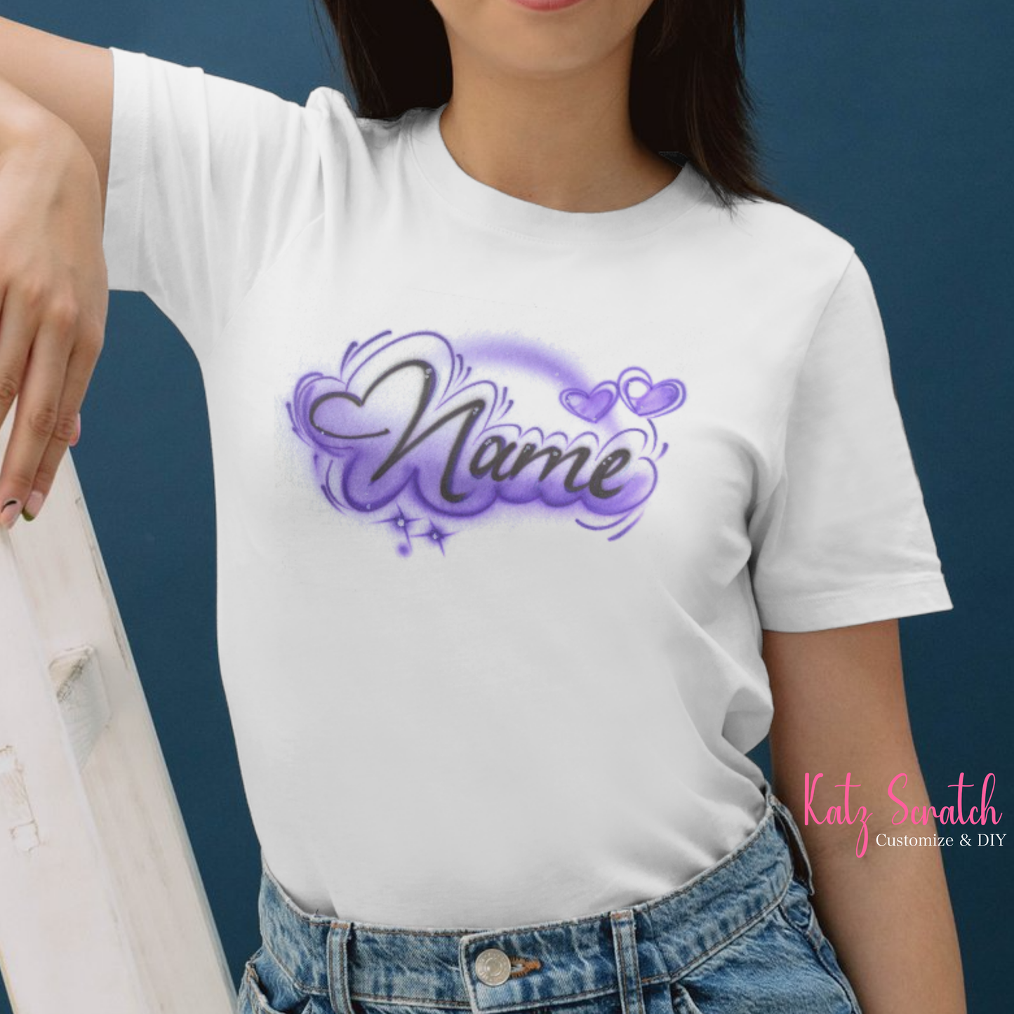 Airbrush Shirts- NAME ONLY
