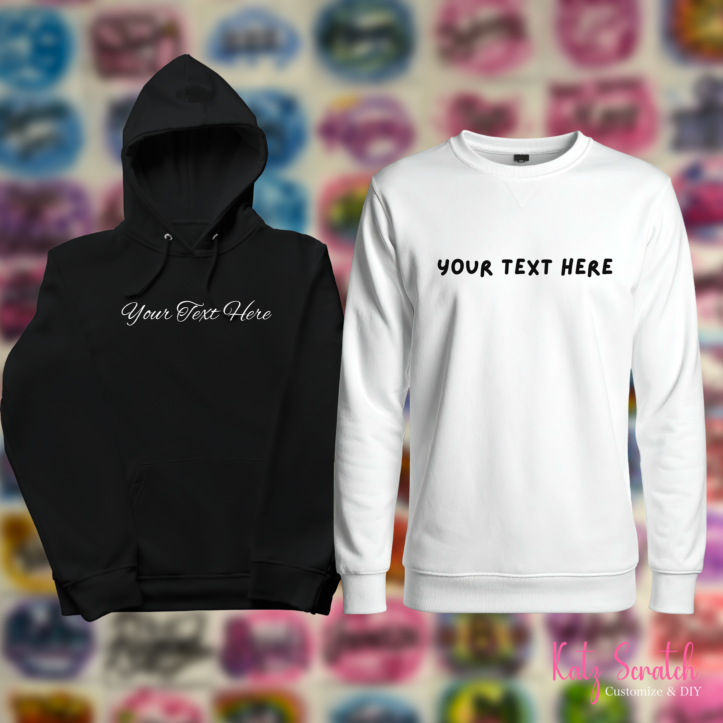 CUSTOM PRINT-CREWNECK/HOODIE